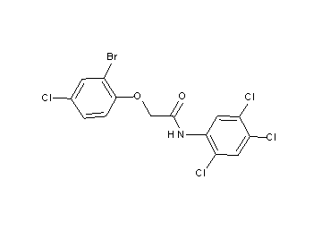 2-(2-bromo-4-chlorophenoxy)-N-(2,4,5-trichlorophenyl)acetamide