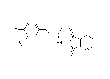 2-(4-chloro-3-methylphenoxy)-N-(1,3-dioxo-1,3-dihydro-2H-isoindol-2-yl)acetamide