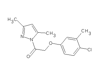 1-[(4-chloro-3-methylphenoxy)acetyl]-3,5-dimethyl-1H-pyrazole - Click Image to Close