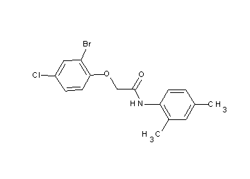 2-(2-bromo-4-chlorophenoxy)-N-(2,4-dimethylphenyl)acetamide