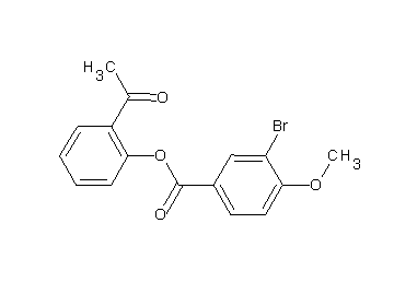2-acetylphenyl 3-bromo-4-methoxybenzoate