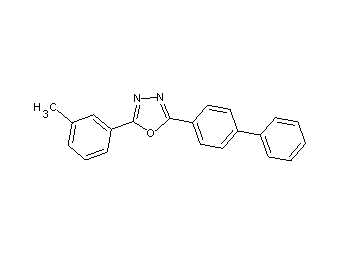2-(4-biphenylyl)-5-(3-methylphenyl)-1,3,4-oxadiazole