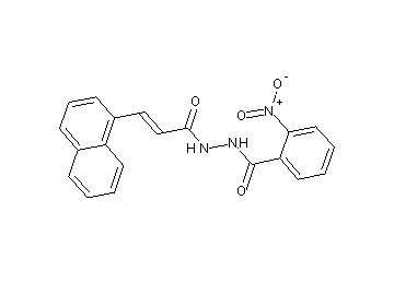 N'-[3-(1-naphthyl)acryloyl]-2-nitrobenzohydrazide