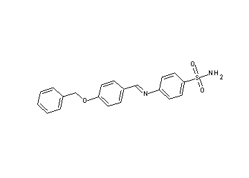 4-{[4-(benzyloxy)benzylidene]amino}benzenesulfonamide