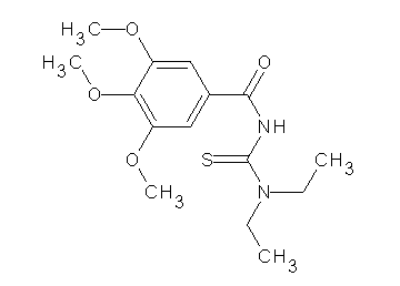 N-[(diethylamino)carbonothioyl]-3,4,5-trimethoxybenzamide