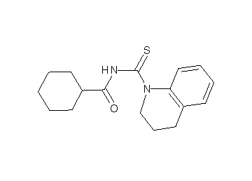 N-(3,4-dihydro-1(2H)-quinolinylcarbonothioyl)cyclohexanecarboxamide