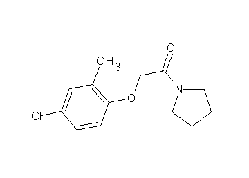 1-[(4-chloro-2-methylphenoxy)acetyl]pyrrolidine