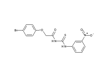 2-(4-bromophenoxy)-N-{[(3-nitrophenyl)amino]carbonothioyl}acetamide