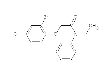 2-(2-bromo-4-chlorophenoxy)-N-ethyl-N-phenylacetamide - Click Image to Close