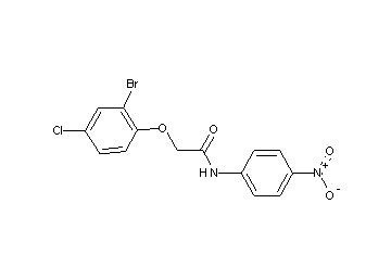 2-(2-bromo-4-chlorophenoxy)-N-(4-nitrophenyl)acetamide