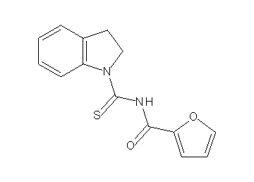 N-(2,3-dihydro-1H-indol-1-ylcarbonothioyl)-2-furamide