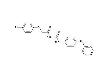 2-(4-bromophenoxy)-N-{[(4-phenoxyphenyl)amino]carbonothioyl}acetamide