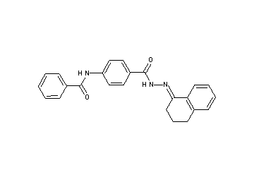 N-(4-{[2-(3,4-dihydro-1(2H)-naphthalenylidene)hydrazino]carbonyl}phenyl)benzamide