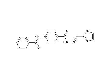 N-(4-{[2-(2-thienylmethylene)hydrazino]carbonyl}phenyl)benzamide