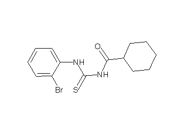 N-{[(2-bromophenyl)amino]carbonothioyl}cyclohexanecarboxamide