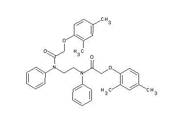 N,N'-1,2-ethanediylbis[2-(2,4-dimethylphenoxy)-N-phenylacetamide]
