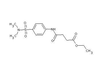 ethyl 4-({4-[(dimethylamino)sulfonyl]phenyl}amino)-4-oxobutanoate