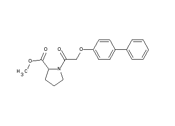 methyl 1-[(4-biphenylyloxy)acetyl]prolinate