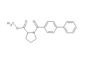 methyl 1-(4-biphenylylcarbonyl)prolinate