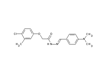 2-(4-chloro-3-methylphenoxy)-N'-[4-(dimethylamino)benzylidene]acetohydrazide - Click Image to Close