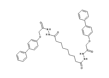 N'1,N'9-bis[(4-biphenylyloxy)acetyl]nonanedihydrazide - Click Image to Close