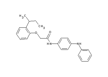 N-(4-anilinophenyl)-2-(2-sec-butylphenoxy)acetamide