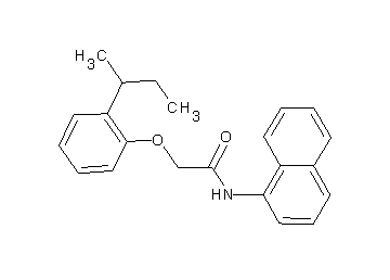 2-(2-sec-butylphenoxy)-N-1-naphthylacetamide
