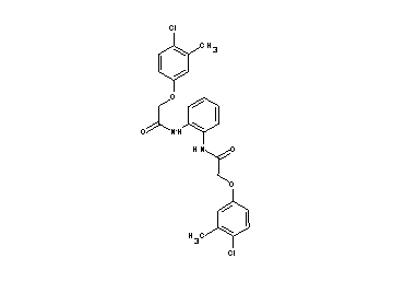 N,N'-1,2-phenylenebis[2-(4-chloro-3-methylphenoxy)acetamide]