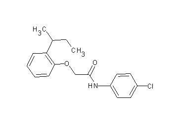2-(2-sec-butylphenoxy)-N-(4-chlorophenyl)acetamide
