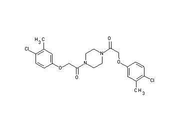 1,4-bis[(4-chloro-3-methylphenoxy)acetyl]piperazine