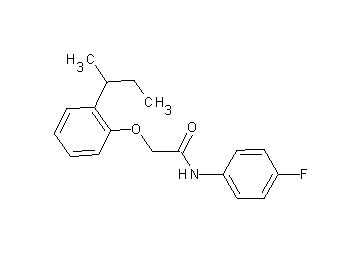 2-(2-sec-butylphenoxy)-N-(4-fluorophenyl)acetamide