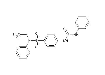 4-[(anilinocarbonyl)amino]-N-ethyl-N-phenylbenzenesulfonamide - Click Image to Close
