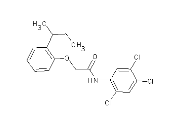 2-(2-sec-butylphenoxy)-N-(2,4,5-trichlorophenyl)acetamide