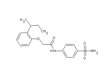 N-[4-(aminosulfonyl)phenyl]-2-(2-sec-butylphenoxy)acetamide - Click Image to Close
