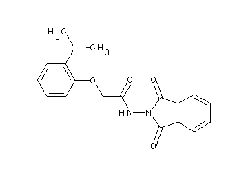 N-(1,3-dioxo-1,3-dihydro-2H-isoindol-2-yl)-2-(2-isopropylphenoxy)acetamide - Click Image to Close