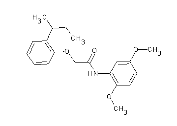 2-(2-sec-butylphenoxy)-N-(2,5-dimethoxyphenyl)acetamide - Click Image to Close