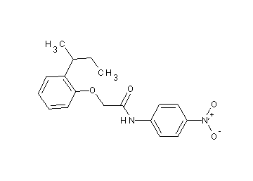 2-(2-sec-butylphenoxy)-N-(4-nitrophenyl)acetamide - Click Image to Close