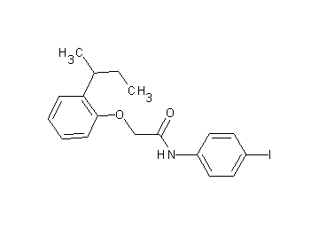 2-(2-sec-butylphenoxy)-N-(4-iodophenyl)acetamide