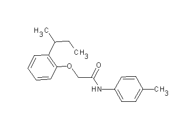 2-(2-sec-butylphenoxy)-N-(4-methylphenyl)acetamide - Click Image to Close