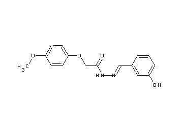 N'-(3-hydroxybenzylidene)-2-(4-methoxyphenoxy)acetohydrazide - Click Image to Close