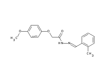 2-(4-methoxyphenoxy)-N'-(2-methylbenzylidene)acetohydrazide - Click Image to Close