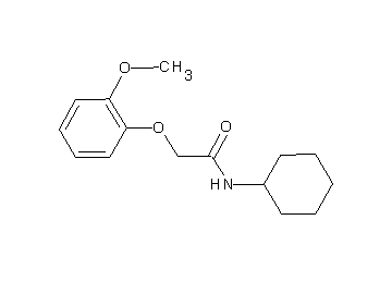 N-cyclohexyl-2-(2-methoxyphenoxy)acetamide