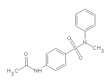 N-(4-{[methyl(phenyl)amino]sulfonyl}phenyl)acetamide