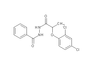 N'-[2-(2,4-dichlorophenoxy)propanoyl]benzohydrazide