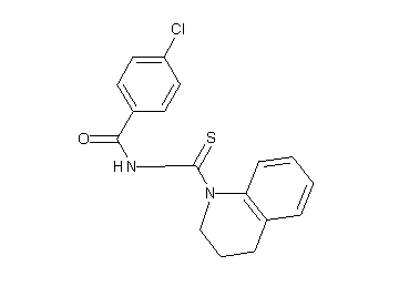 4-chloro-N-(3,4-dihydro-1(2H)-quinolinylcarbonothioyl)benzamide