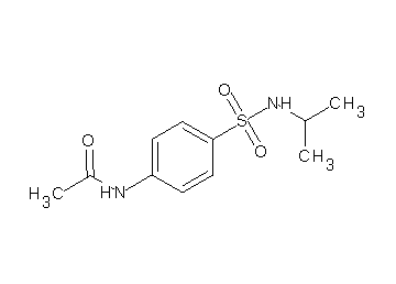 N-{4-[(isopropylamino)sulfonyl]phenyl}acetamide