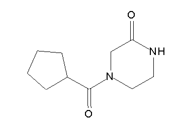 4-(cyclopentylcarbonyl)-2-piperazinone - Click Image to Close