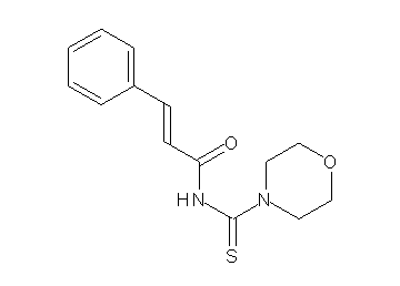 N-(4-morpholinylcarbonothioyl)-3-phenylacrylamide - Click Image to Close