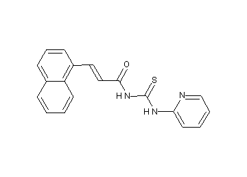3-(1-naphthyl)-N-[(2-pyridinylamino)carbonothioyl]acrylamide - Click Image to Close