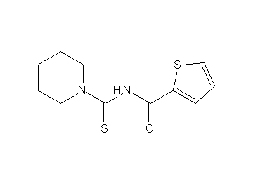 N-(1-piperidinylcarbonothioyl)-2-thiophenecarboxamide - Click Image to Close